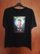 Peter Kay T.V. Large TShirt Big Adventures on the Small Screen Black Gildan for sale  Shipping to South Africa
