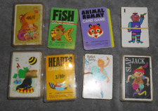 Juegos de cartas infantiles de colección corazones Old Maid Go Fish Slap Jack Hearts Rummy segunda mano  Embacar hacia Argentina