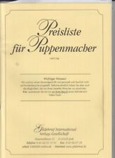 Preisliste puppenmacher 1997 gebraucht kaufen  Memmingen