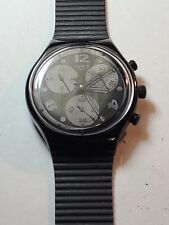 Relógio de pulso Swatch Black Out cronógrafo, 22 joias, 1992, ótimo estado, funciona 2 comprar usado  Enviando para Brazil
