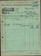 Leipzig rechnung 1911 gebraucht kaufen  Leipzig