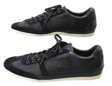 Lacoste Misano 33 SRM Sneakersy Męskie UK 10 Skóra Niski Top Sznurowane Czarne na sprzedaż  Wysyłka do Poland