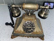 Teléfono retro de colección con esfera giratoria push para oficina en casa antiguo funcionamiento segunda mano  Embacar hacia Argentina