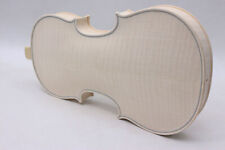 New 4/4 Professional Violin Body Flame Maple Back Spruce Handmade DIY Unfinished comprar usado  Enviando para Brazil