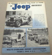 Jeep willys overland d'occasion  Libourne
