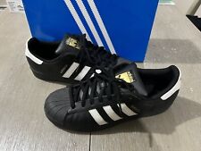 Adidas Original Superstar Oro Blanco Negro Para Hombre Talla 10 Unisex Clásico Puntera Cáscara segunda mano  Embacar hacia Argentina