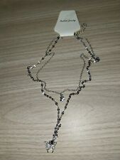 Butterfly necklace silver for sale  STOKE-ON-TRENT