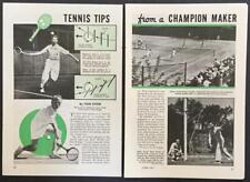 Tennis tips 1941 for sale  Shipping to Ireland