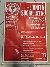 Manifesto politica unità usato  Viterbo