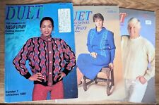 Duet Passap Pfaff Knitting Machine Magazine Lot Patterns Book Vintage '80s '90s for sale  Shipping to South Africa