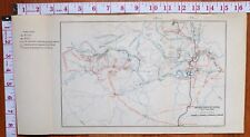 Boer Krieg Era Karte / Kampf Plan Operation IN Natal Jan 1900 Buller Camps, gebraucht gebraucht kaufen  Versand nach Germany