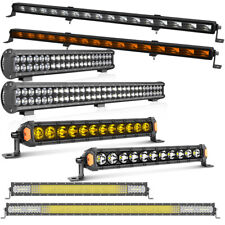 20"/30"/40"/54" Spot Flood Combo OffRoad Truck Led Light Bar Roof Grille Bumper for sale  Shipping to South Africa