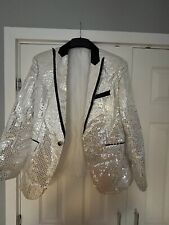 Men silver sequin for sale  SOUTHEND-ON-SEA