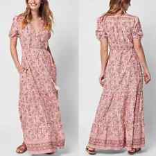 Faherty Womens Orinda Floral Organic Cotton Puff Sleeve Maxi Dress Medium NWOT for sale  Shipping to South Africa