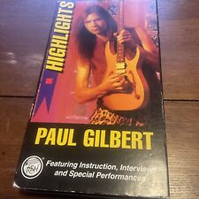 Paul Gilbert - Destaques [Fita VHS] 029156113181 comprar usado  Enviando para Brazil