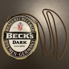 Beck dark zapfhahnschild gebraucht kaufen  Gütersloh