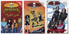 Hard Rock Comics 1 2 3 Metallica Mötley Crüe Jane's Addiction 1992 Revolutionary segunda mano  Embacar hacia Argentina