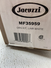 Jacuzzi MF35959 Toe Tap Drain Assembly w/ Linear White  for sale  Shipping to South Africa