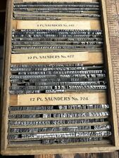 Vintage typeset letterpress for sale  Central Bridge