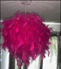 Pink feather light for sale  TIPTON