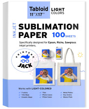 Impressoras Jack papel de sublimação 100 folhas 11" x 17" 120 gsm para qualquer serra Epson comprar usado  Enviando para Brazil