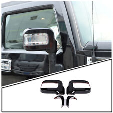 Cubierta de espejo retrovisor lateral negro brillante para Hummer H2 2003-2009 segunda mano  Embacar hacia Argentina