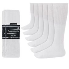 Usado, 6-12-18 pares de meias masculinas tubulares brancas sobre a panturrilha esporte algodão grandes e altas comprar usado  Enviando para Brazil