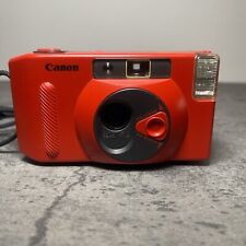 Câmera de Filme 35 mm Canon Snappy S Vermelha Totalmente Automática Point & Shoot Testada comprar usado  Enviando para Brazil