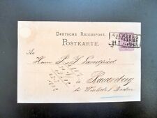 Postkarte 1876 stempel gebraucht kaufen  Deutschland