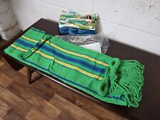 Used, Vintage Retro Hammock By Crivit Green Striped Canvas New Unused! for sale  Shipping to South Africa