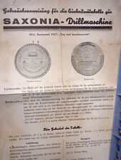 Saxonia drillmaschine gebrauch gebraucht kaufen  Kolitzheim