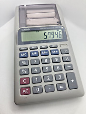 Usado, Calculadora Casio HR-8L impresora portátil papel liso pantalla de 10 dígitos de 2,25 segunda mano  Embacar hacia Argentina