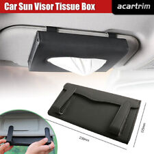 Car Interior Accessories Car Sun Visor Tissue Box Paper Towel Case Napkin Holder, used for sale  Shipping to South Africa