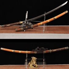 Tachi T10 Steel Katana Battle Ready Sharp Japanese Samurai Sword Real Hamon for sale  Shipping to South Africa