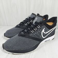 Tênis de corrida Nike Zoom Strike masculino tamanho 8.5 AJ0188-001 preto cinza branco com cadarço, usado comprar usado  Enviando para Brazil