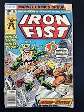 Iron Fist #14 1a aplicación de quiosco de dientes de sable bronce cómics de Marvel 1977 feria *A4 segunda mano  Embacar hacia Argentina