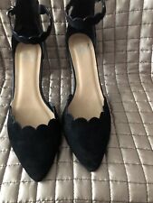 Ladies Size 6/39 Black Patent Ankle Strap Shoes 3 Inch Stiletto Heels for sale  Shipping to South Africa