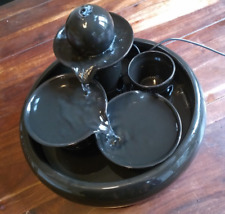 Zimmerbrunnen keramik schwarz gebraucht kaufen  Bad Aibling