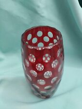 Vase kristall rot gebraucht kaufen  Reutlingen