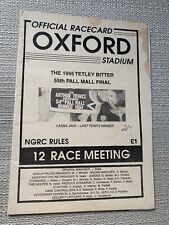 Oxford greyhound racecard for sale  ASHFORD