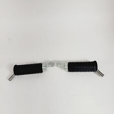 Genuíno Harley Davidson Preto Borracha Driver Foot Pegs Offset Mount, usado comprar usado  Enviando para Brazil