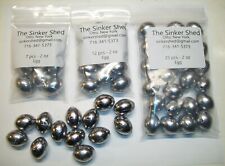 2 oz egg slip sinkers  - quantity of 3/7/12/25/50/100/250/500 - FREE SHIPPING for sale  Shipping to South Africa