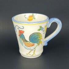 Rooster Coffee Mug 14oz Lemons Rustic Country Kitchen Very Pretty for sale  Shipping to South Africa