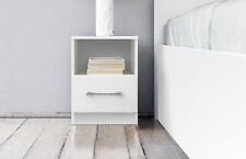 White bedside table for sale  GLASGOW