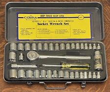 Vintage Cobra 40pc Metric Tap & Die Set in Original Case & BOX TD-40 for sale  Shipping to South Africa