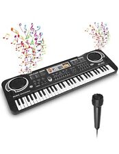 61 teclas teclado digital elétrico piano portátil cabeça/microfone crianças brinquedos estudo, usado comprar usado  Enviando para Brazil