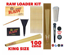 RAW Classic King Size Cones(100 pk)+raw cone loader+GLASS TIP +PHILADELPHIA TU, used for sale  Philadelphia