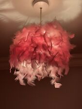 Pink feather light for sale  BRISTOL