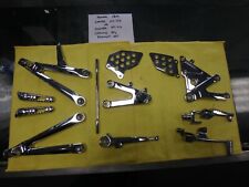 Usado, JUEGO DE SOPORTES DE PIE DE CROMO HONDA CBR 600RR 03/06 FABRICANTE DE EQUIPOS ORIGINALES, CRÉDITO COMERCIAL AVAI segunda mano  Embacar hacia Argentina