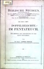 Doppelberichte pentateuch beit gebraucht kaufen  Bubenhm.,-Wallershm.